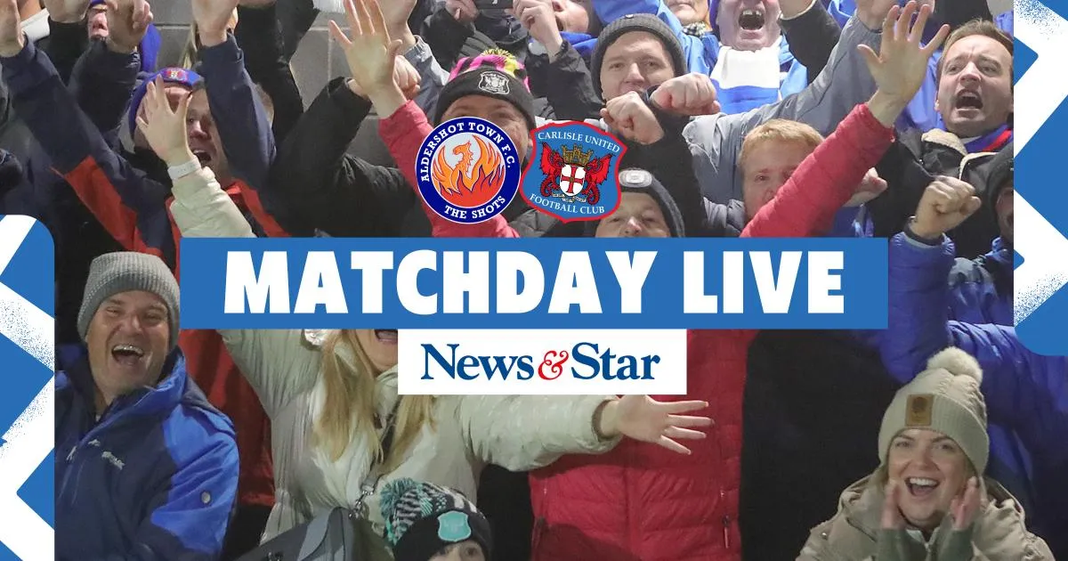 aldershot town vs carlisle — GB news