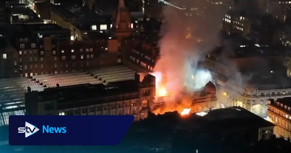 glasgow fire — GB news