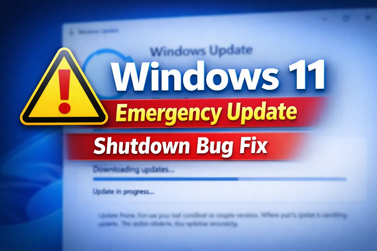 microsoft windows 11 emergency update — GB news