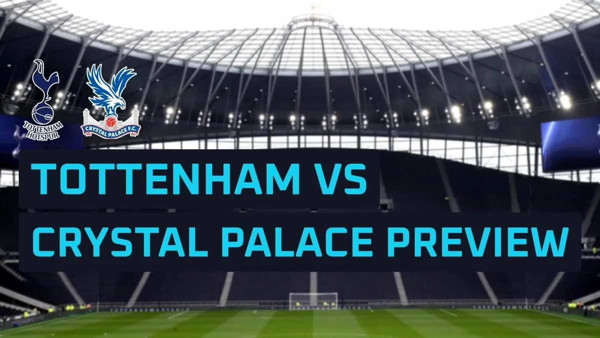 tottenham vs crystal palace — GB news